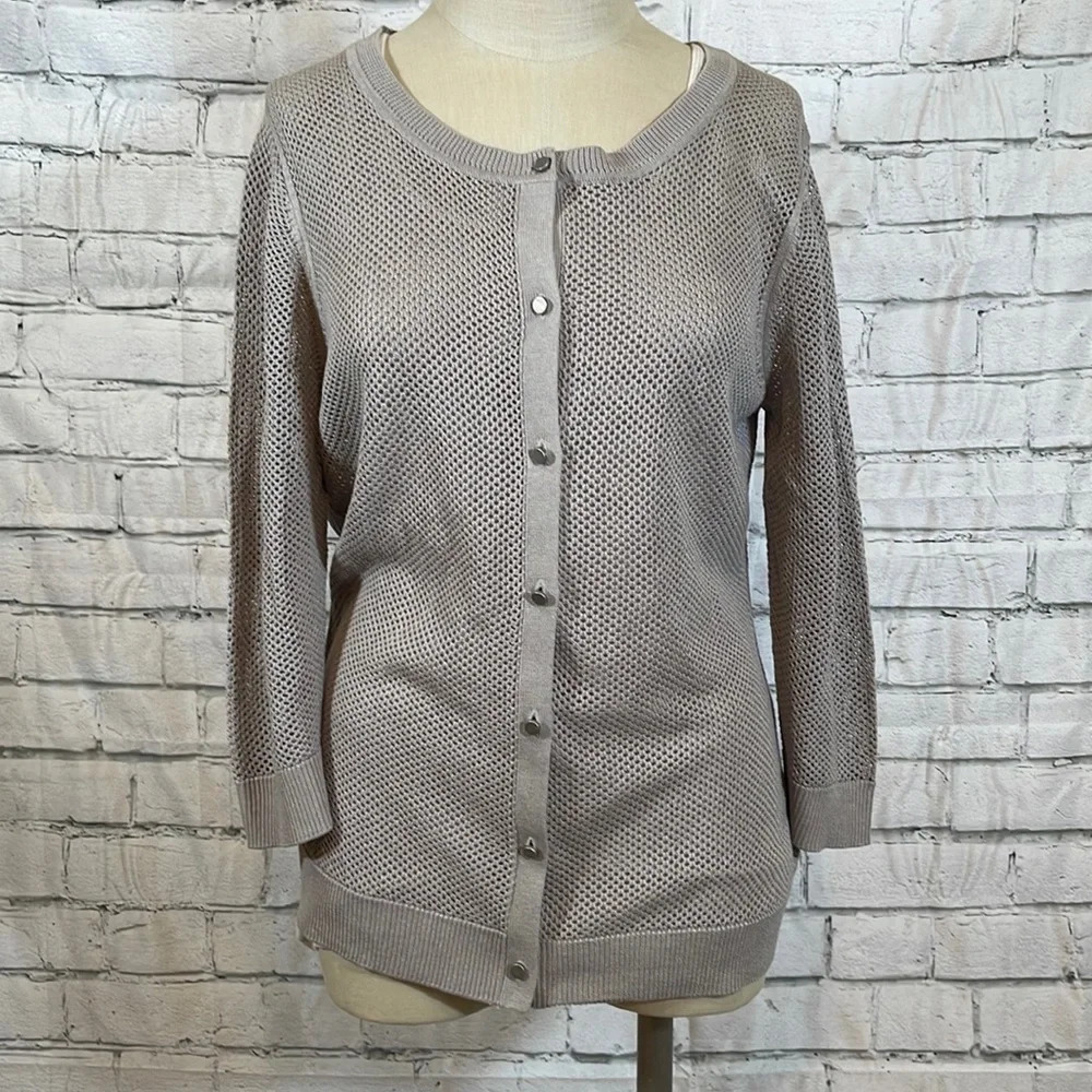 Women’s ColdWater Creek sheer sweater M